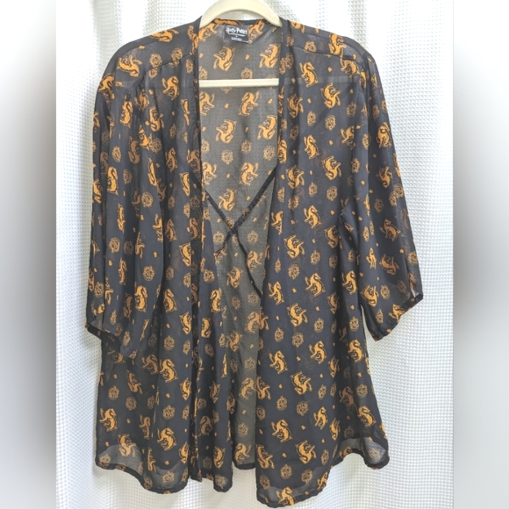Hot Topic Harry Potter Hufflepuff Kimono
